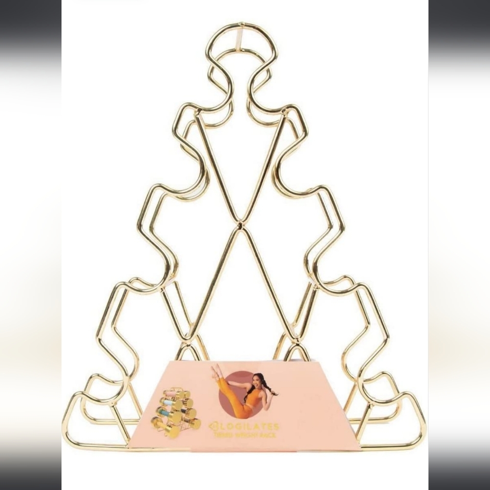 Brand new gold weight rack